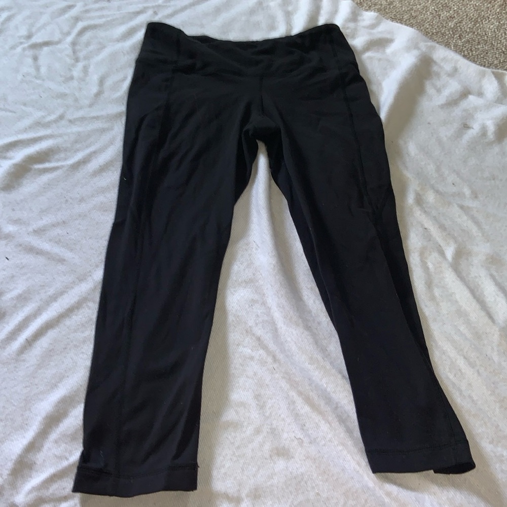 Athleta, Capri pants size small black yoga, running athletic great condition